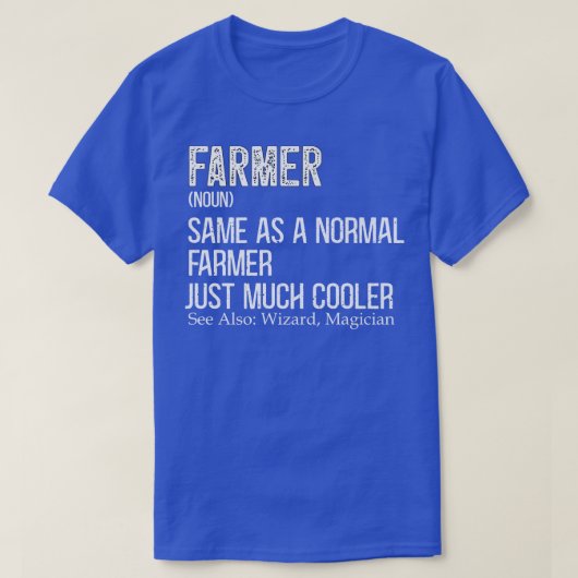 Definition von Bauern für die Bauer-Landwirtschaft T-Shirt (Design vorne)