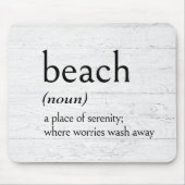 Definition von BEACH Mousepad (Vorne)