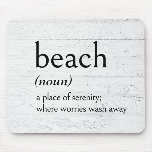Definition von BEACH Mousepad (Vorne)