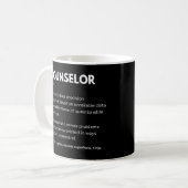 Definition von Berater und Coach Kaffeetasse (Vorderseite Links)