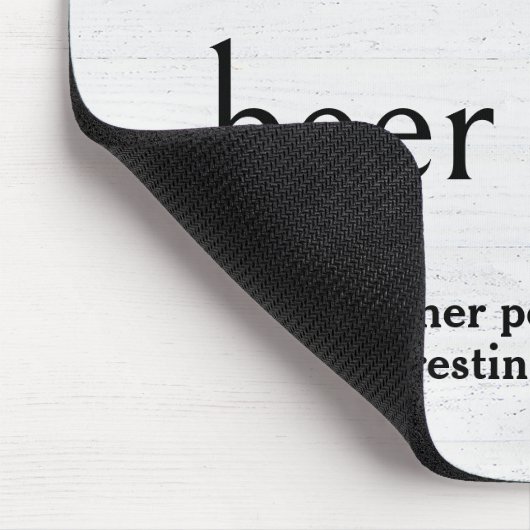 Definition von BIER im Wörterbuch Mousepad (Ecke)