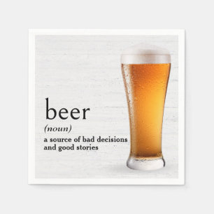 Definition von BIER im Wörterbuch Serviette