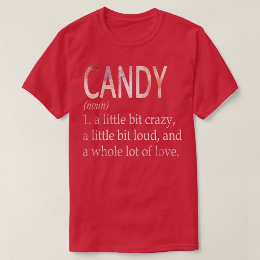 Definition von Candy Girl T-Shirt (Design vorne)