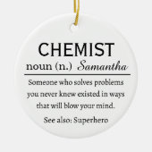 Definition von Chemist Keramik Ornament (Vorne)