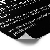 Definition von chirurgischer Pflege Präzisionspfle Poster (Ecke)
