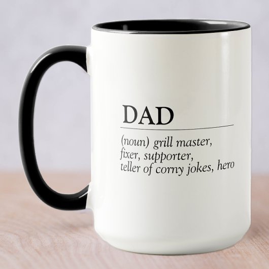 Definition von Dad Vatertag Tasse