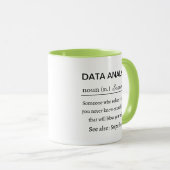 Definition von Datenanalyse Tasse (VorderseiteRechts)
