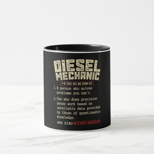 Definition von Dieselmotor Tasse (Zentrum)