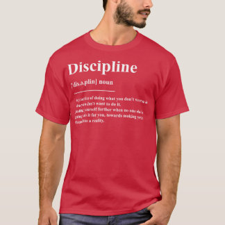 Definition von Disziplinen T-Shirt