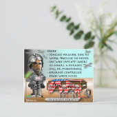 Definition von Drone Postkarte (Stehend Vorderseite)