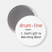 Definition von Drumline Magnet (Vorderseite/Rückseite)