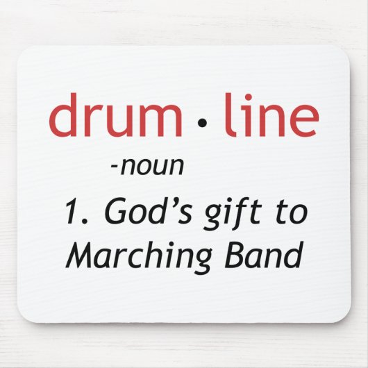 Definition von Drumline Mousepad (Vorne)