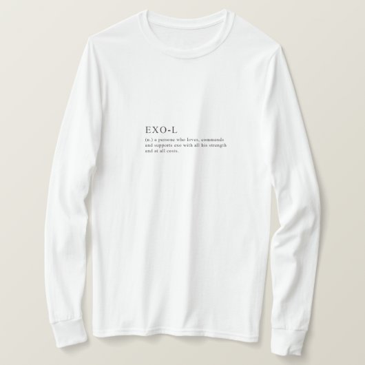 Definition von EXO-L T-Shirt (Design vorne)