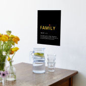 Definition von "FAMILY Minimum Black Gold" Foliendrucke (Ablage(Küche))