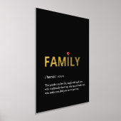 Definition von "FAMILY Minimum Black Gold" Foliendrucke (Ablage )