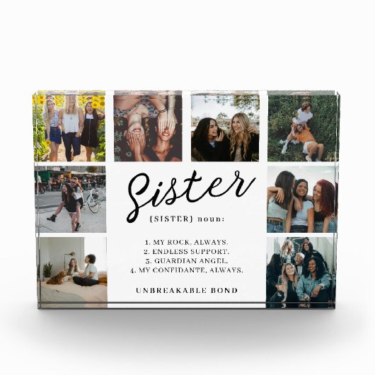 Definition von Foto in Glasblöcken (Vorderseite)