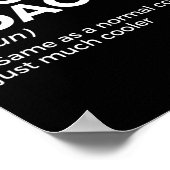 Definition von Fun Hockey Coach Poster (Ecke)