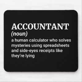 Definition von "Funny Accountant" Mousepad