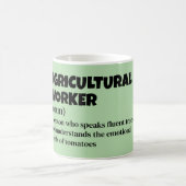 Definition von "Funny Agricultural Worker" Kaffeetasse (Mittel)