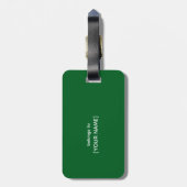 Definition von "Funny Airline Captain" Gepäckanhänger (Rückseite vertikal)