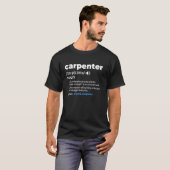 Definition von "Funny Carpenter" - Holzarbeitsplat T-Shirt (Vorne ganz)