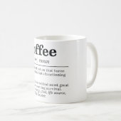 Definition von "Funny Coffee" Kaffeetasse (VorderseiteRechts)
