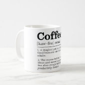 Definition von "Funny Coffee" Kaffeetasse (Vorderseite Links)