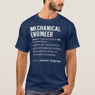 Definition von "Funny Mechanical Engineer" T-Shirt