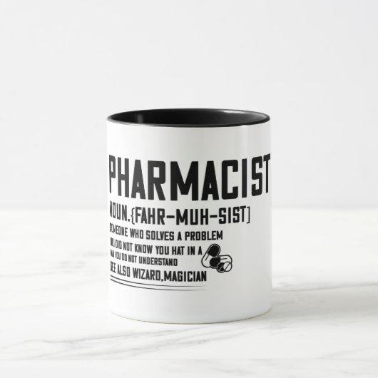 Definition von Funny Pharmacist Tasse (Zentrum)