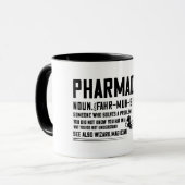 Definition von Funny Pharmacist Tasse (Vorderseite Links)