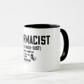 Definition von Funny Pharmacist Tasse (VorderseiteRechts)