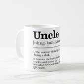 Definition von "Funny Uncle" Kaffeetasse (Vorderseite Links)