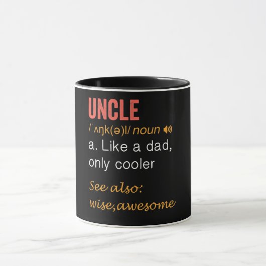 Definition von "Funny Uncle" Tasse (Zentrum)