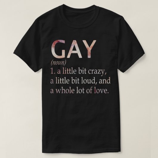 Definition von Gay Girl T-Shirt (Design vorne)