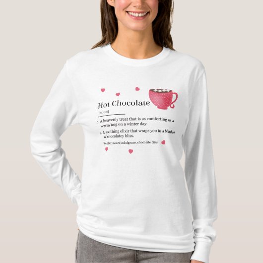 Definition von Hot Chocolate T-Shirt (Vorderseite)