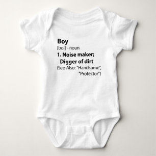 Definition von Jungen Baby Strampler