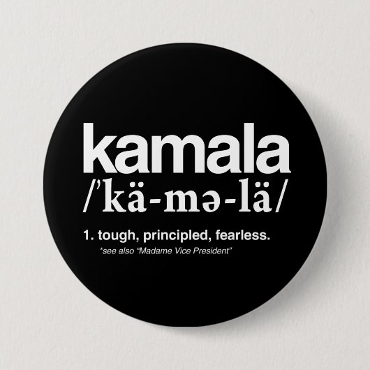 DEFINITION VON KAMALA BUTTON (Vorderseite)
