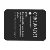 Definition von Kriminalanalyst Magnet (Horizontal)