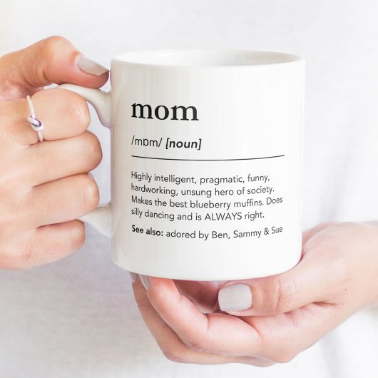 Definition von Mama lustiges Mutterwörterbuch Kaffeetasse