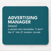 Definition von Marketing Manager Mousepad (Vorne)