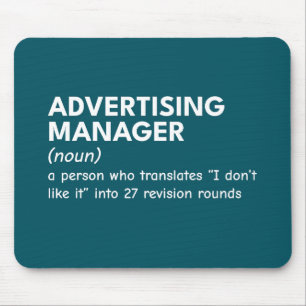 Definition von Marketing Manager Mousepad