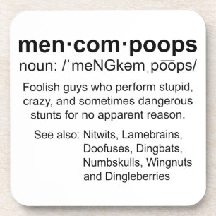 Definition von Menkompoops Getränkeuntersetzer
