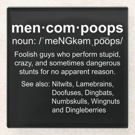 Definition von Menkompoops Glasuntersetzer (Vorderseite)