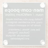 Definition von Menkompoops Glasuntersetzer (Rückseite)