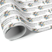 Definition von Momfulness Florales Mutterbild-Must Geschenkpapier (Rolleneckpunkt)