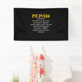 Definition von Mutter Art Memaw Banner (Insitu)