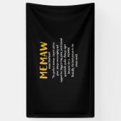 Definition von Mutter Art Memaw Banner (Vertikal)