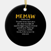 Definition von Mutter Art Memaw Keramik Ornament (Vorne)