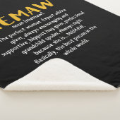 Definition von Mutter Art Memaw Sherpadecke (3/4)