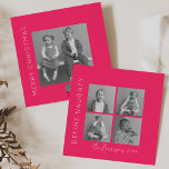 Definition von Naughty | 5 Foto Collage Weihnachte Feiertagskarte<br><div class="desc">Feiern Sie die Urlaubssaison mit diesen lustigen und fröhlichen Weihnachtskarten an Freunde und Familie! Diese Weihnachtskarte beinhaltet eine Collage von vier Fotos vorne und ein größeres Foto auf der Rückseite zusammen mit einem klassischen Urlaubsgruß,  Ihrem Namen und dem Jahr.</div>